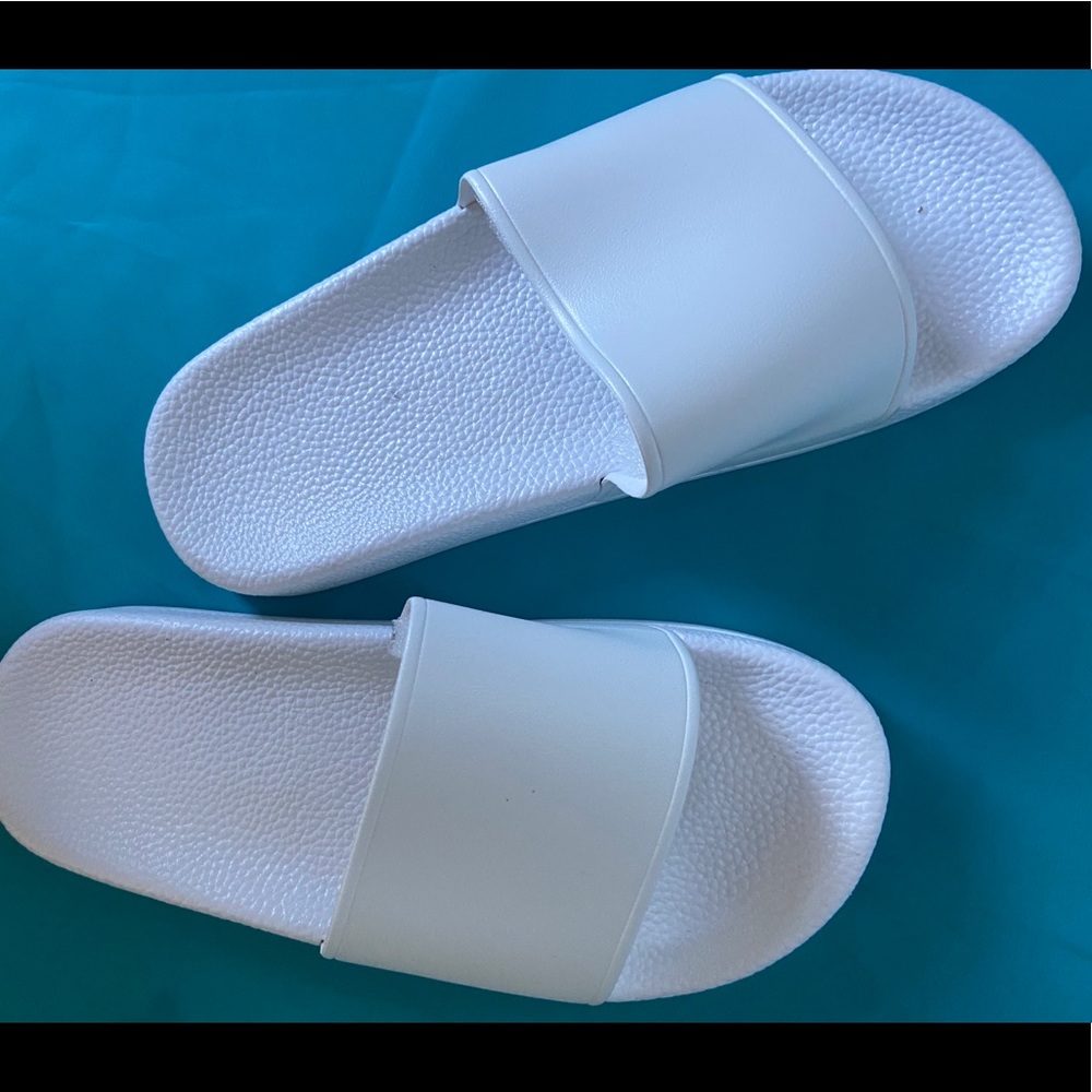 White Flip Flops